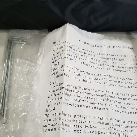 Golf Hitting Net - Golf Training Aids Practice Net with Target - Driving & Chip - Picture 4 of 8